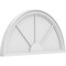 Ekena Millwork Half Round 3 Spoke Architectural Grade PVC Pediment, 34"W x 17"H x 2"P PEDPS034X170HRO03 - alternate 1